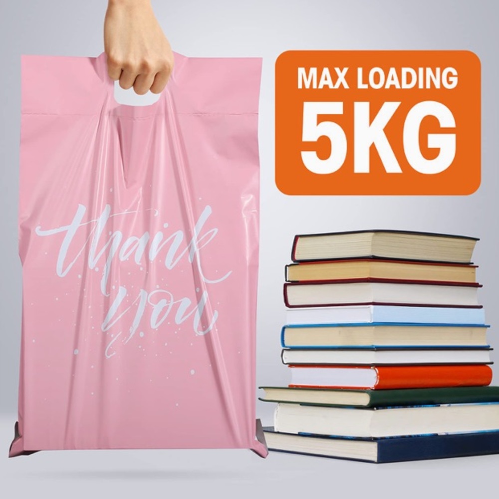 📦 2 for $20📦 THANK YOU poly mailer w/ handle (10) 10”x13” - Picture 4 of 7
